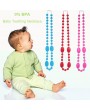 100% Food Grade Silicone Teething Necklace Soft Beads for Chew Baby Toddler Nursing Jewelry Toy for Mom to Wear BPA Free EN71 F963 FDA Certificate