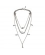 Fashion Multi-layer Necklace Moon Star Elephant Pendant Necklace Clavicle Chain Women Jewelry