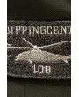 Khaki Men Letter & Eagle Embroidery Flap Pocket Teddy Lined Zipper Jacket